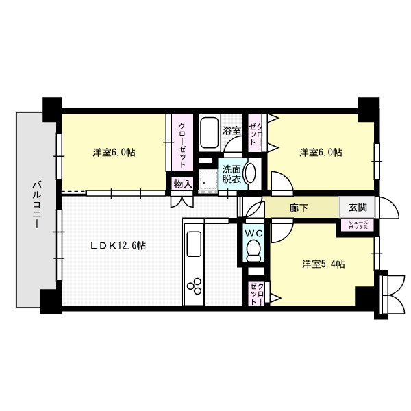 藤和シティコープ薬院 間取り