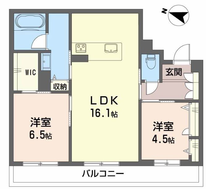 シャーメゾンエスぺランサ 間取り
