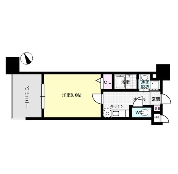 S-FORT福岡県庁前 間取り