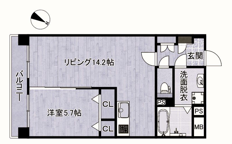 ヴィブレ東比恵 間取り
