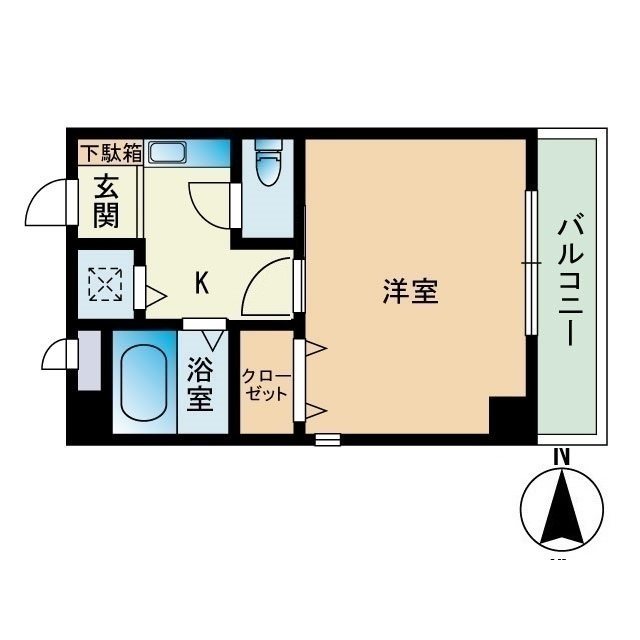 西新IGビレッジ～ネット無料～ 間取り