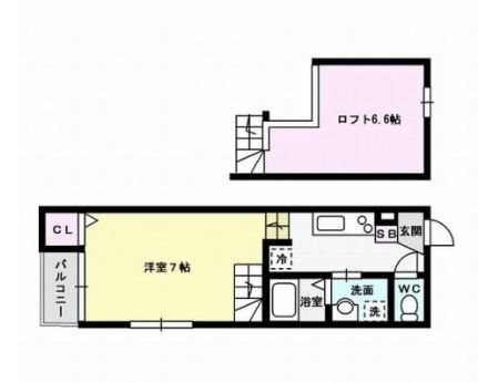 シャレオ六本松 間取り