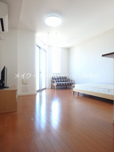 ※家具付きプランのお部屋の写真 ラクレイス西新レジデンシャルタワー ベッドルーム