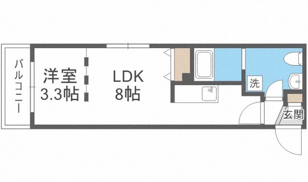 シュルークアナーカ大濠 間取り