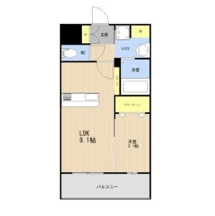 LIBTHメゾン高取 間取り