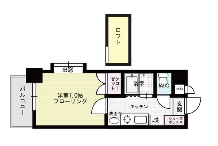 間取り パークコート大橋 間取り図