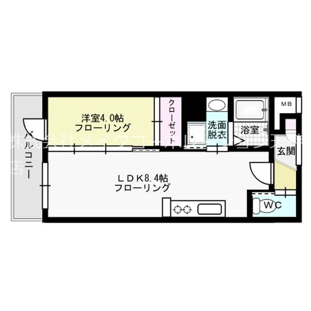 アンシャルム大濠プレミア 間取り