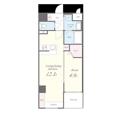 ル パルテール大濠 間取り