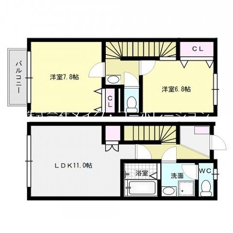 アブニールビラ有田 間取り
