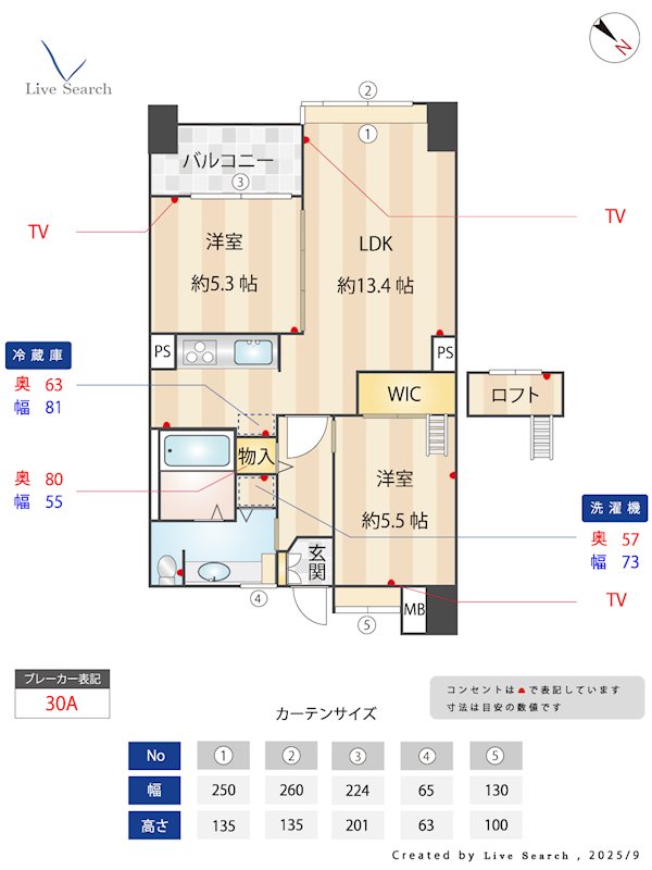 レジディア天神南 間取り