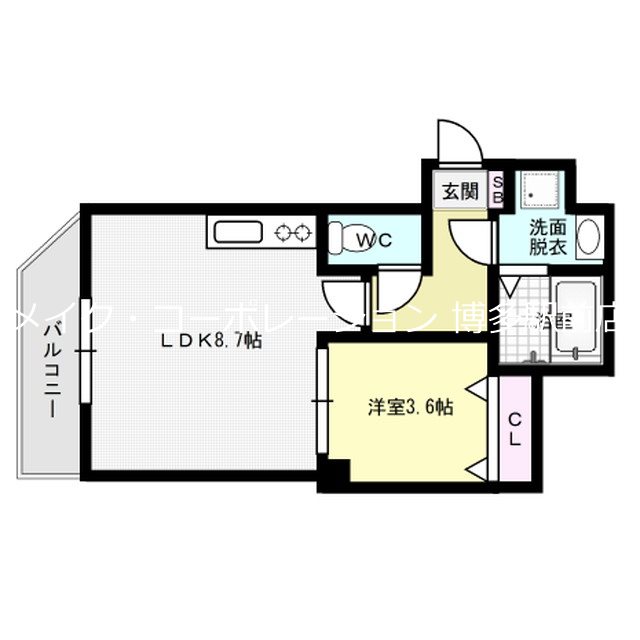 リバティ神屋 間取り