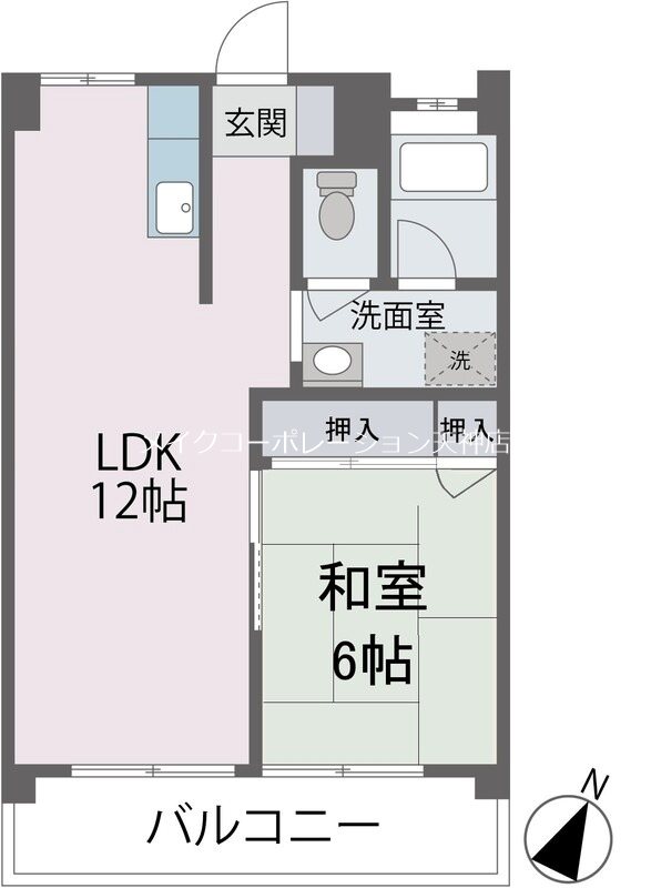 メゾン住吉  間取り