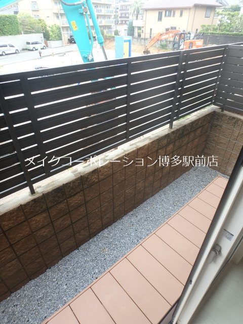 リピエーノ タカミヤ B棟 ベランダ