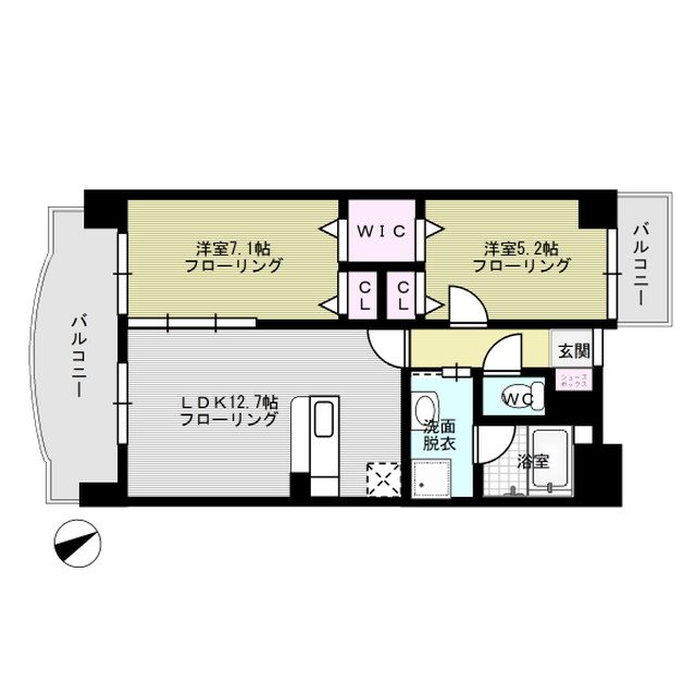 ナウヴィレッジ港 間取り