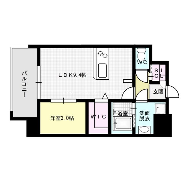 エンクレスト天神LARK  間取り