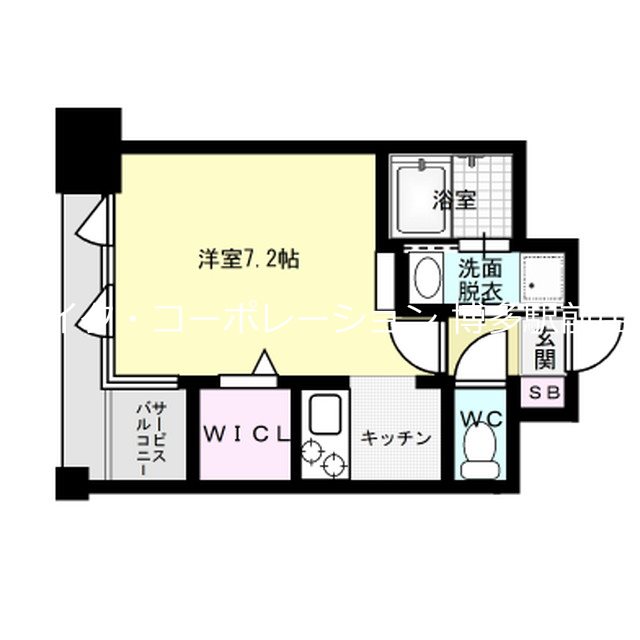 エンクレスト博多GATE 間取り