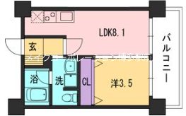 コンダクト福岡東   間取り