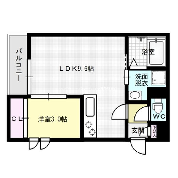 Grandticティアラ吉塚Ⅰ 間取り