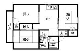 セジュール野間 間取り