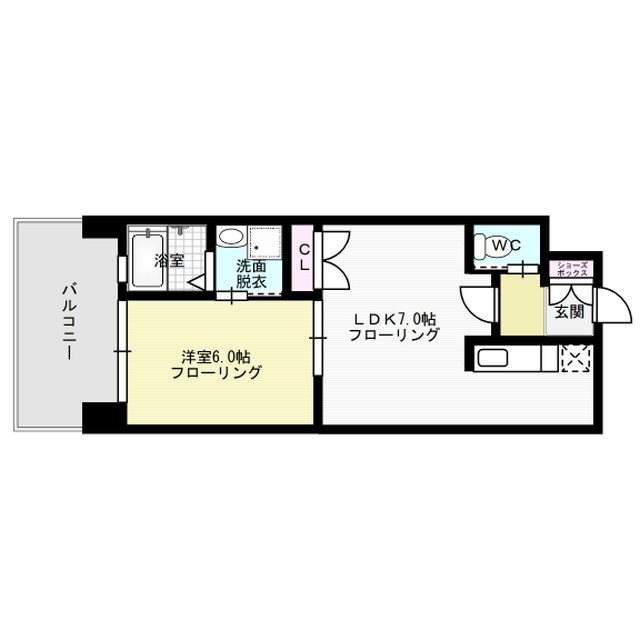 レジディア薬院大通 間取り