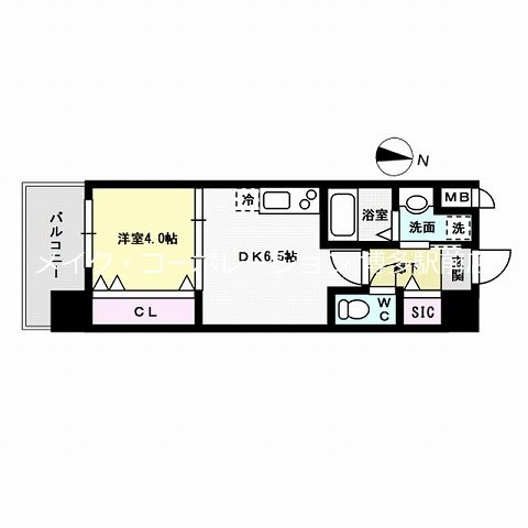 Renoas HAKATA  間取り