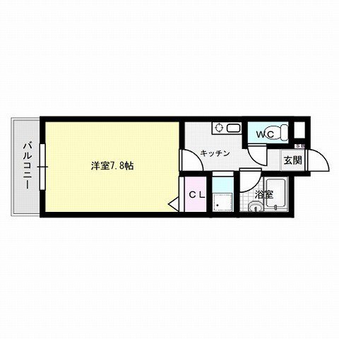 フェリセス西新 間取り