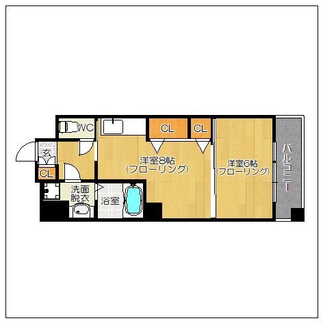 平尾弐番街ビル 間取り