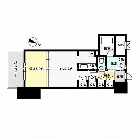 RJRプレシア博多楽水園   間取り