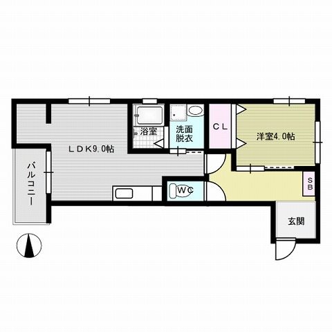 ユゥ＆ミィ金山駅前G棟 間取り