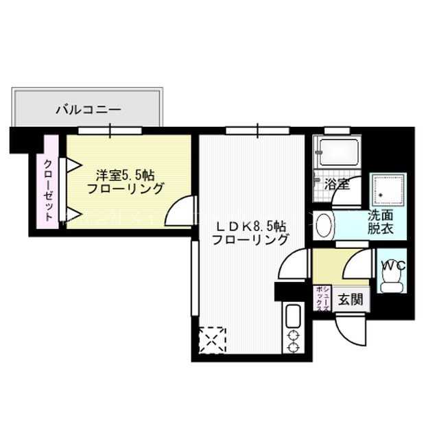 リッツ中央 間取り
