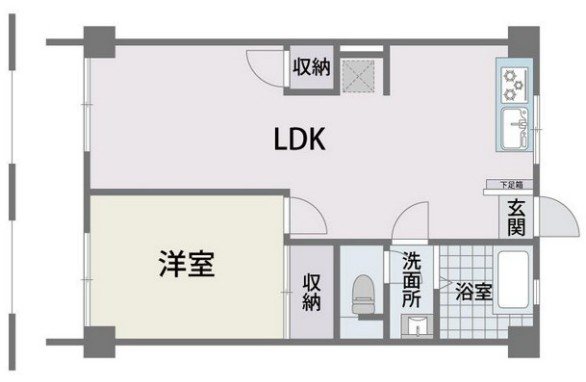 第3長尾団地 間取り