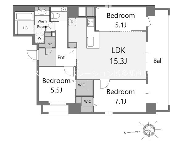 S-RESIDENCE大手門awesome 間取り