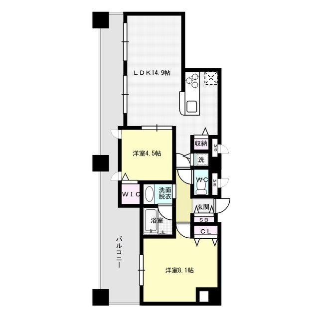 ＫＤＸレジデンス大濠ハーバービュータワー  間取り