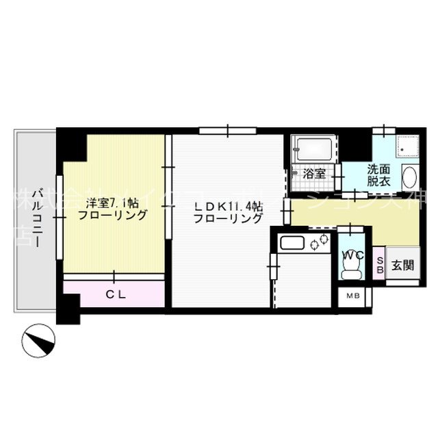 レジデンス住吉 間取り