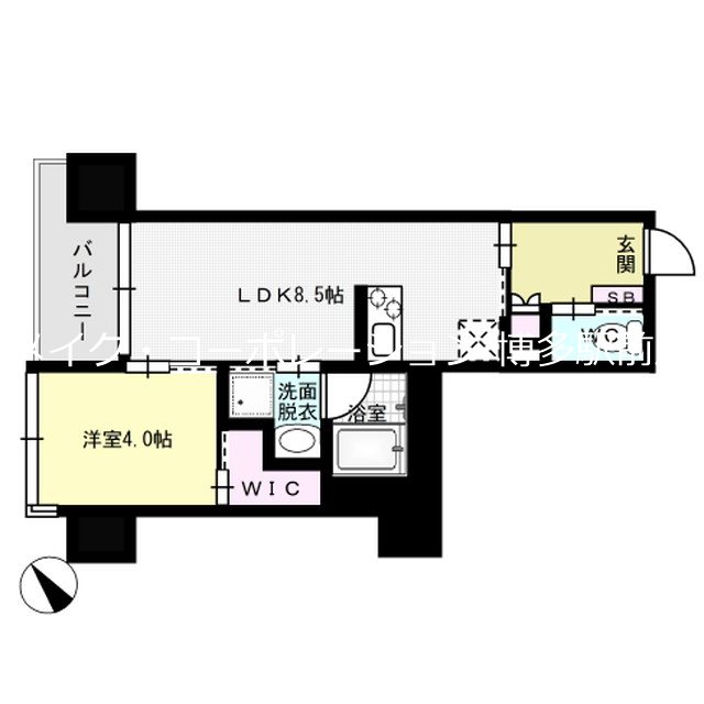 THE天神シティ  間取り