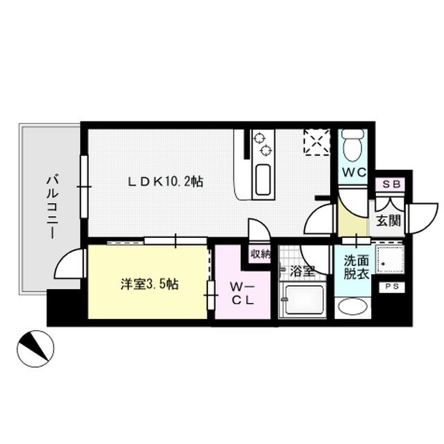 リーフル博多  間取り