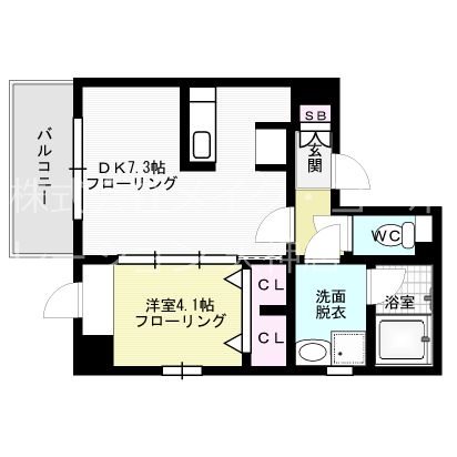 クロシェット薬院 間取り