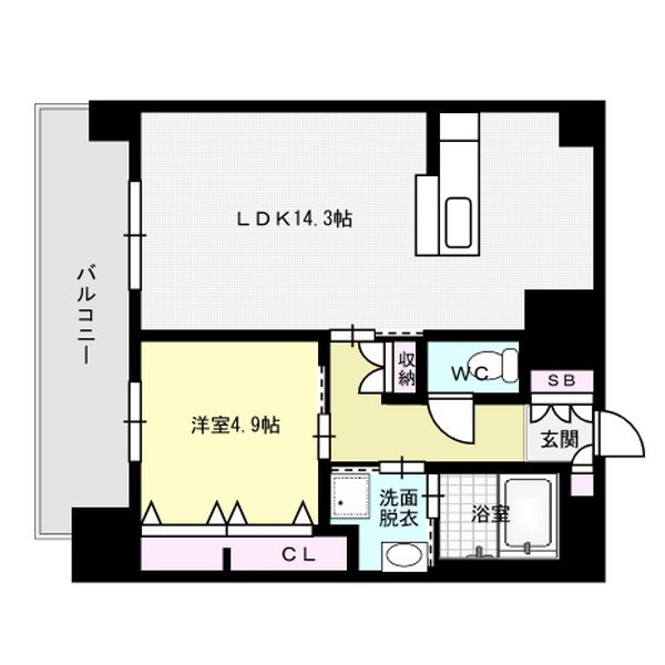 エンクレスト博多PARK SIDE 間取り