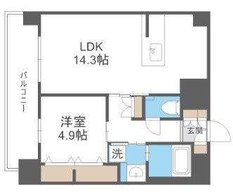 エンクレスト博多PARK SIDE 間取り