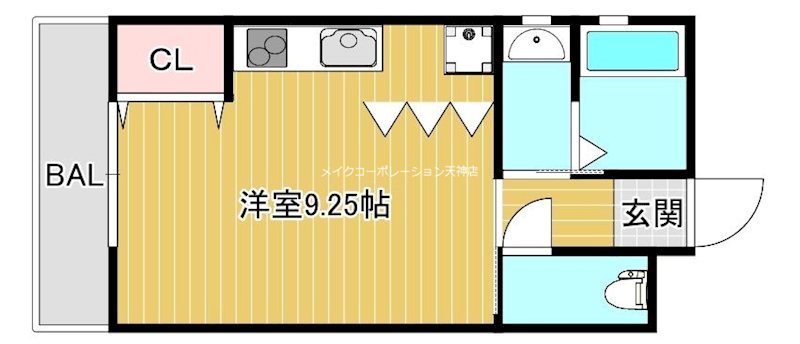 ジュセンドーム前 間取り