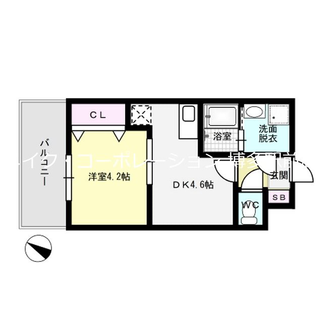 ジェイド博多 間取り