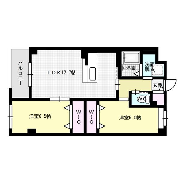 SAKURA 202号室 間取り