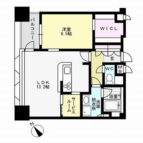 エンクレストベイサイド通り 間取り