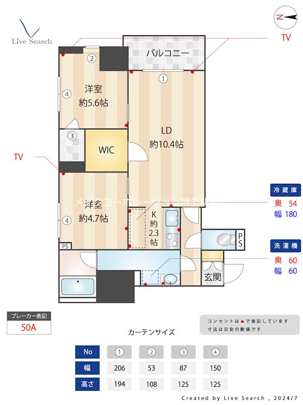 ＲＪＲプレシア博多 間取り