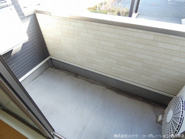 写真は同型タイプ パークコート空港西A ベランダ