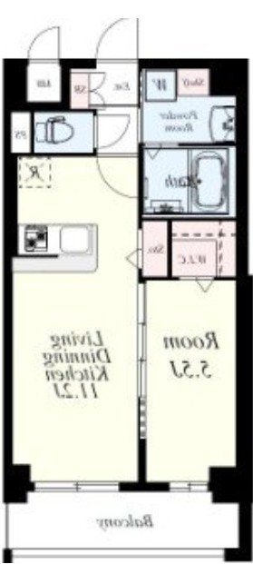 ル・マージュ博多 間取り