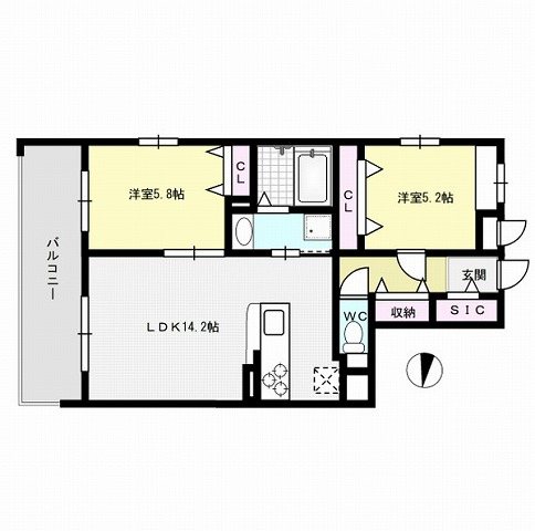 ビーコンヒル田島 間取り