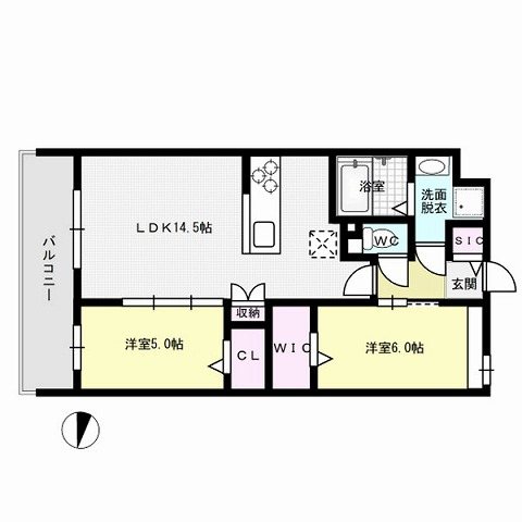 ビーコンヒル田島 間取り