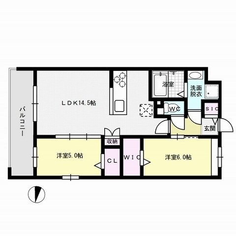ビーコンヒル田島 間取り