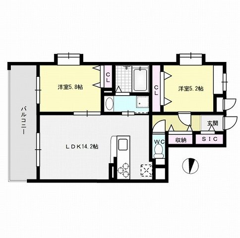 ビーコンヒル田島 間取り